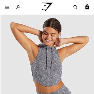 GYMSHARK slounge Crop Top